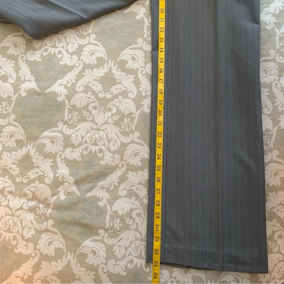 ALFANI Trouser Pants ~SIZE 8 ~Gray Subtle Stripe ~Work Wear, Academia, Classy - Picture 4 of 12